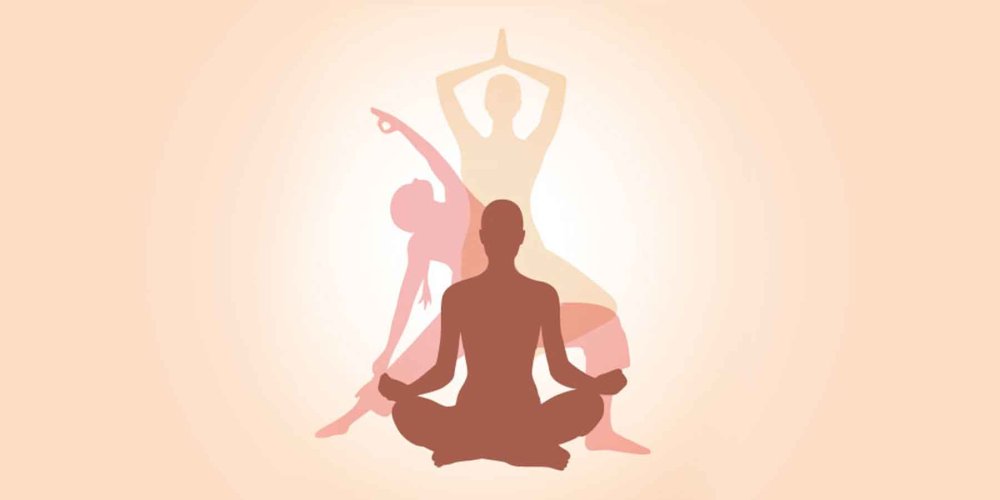 Фоновый рисунок йога