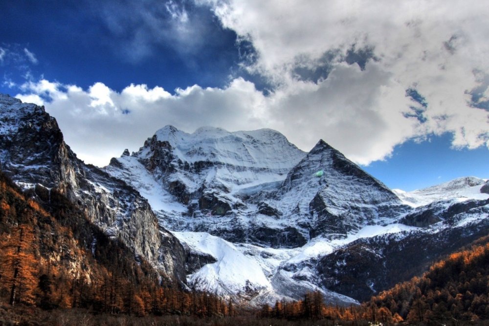 Снежные горы Эстетика