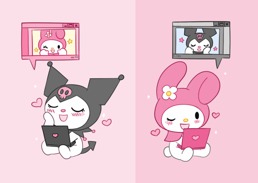 Парень и девушка мультяшные