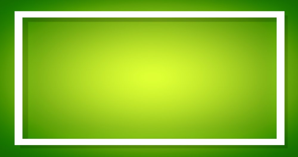 Зеленый фон с рамкой