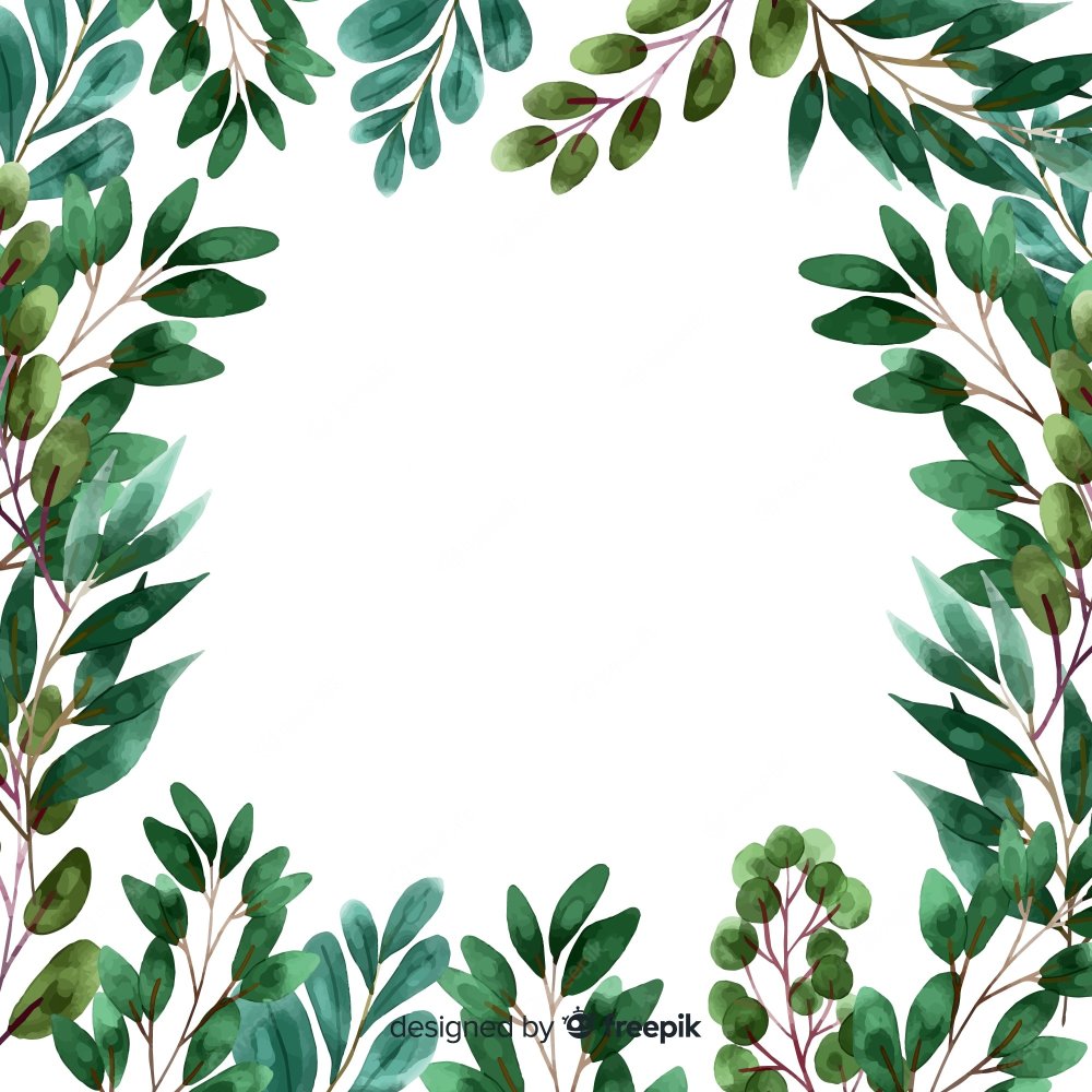 Рамка с листочками