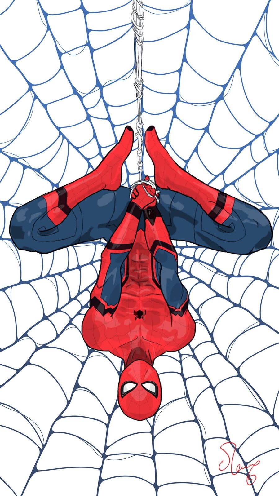 Марвел человек паук паутина