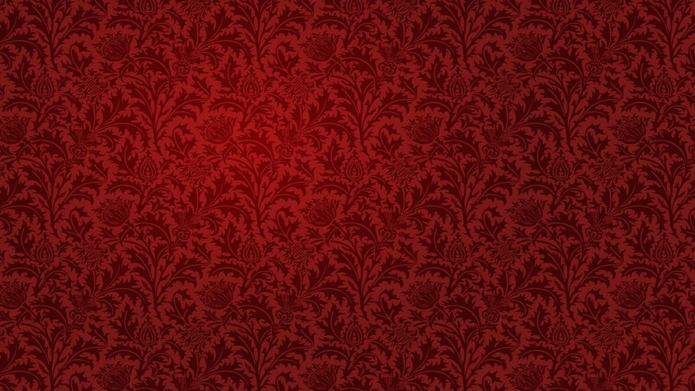 Красный фон с узорами