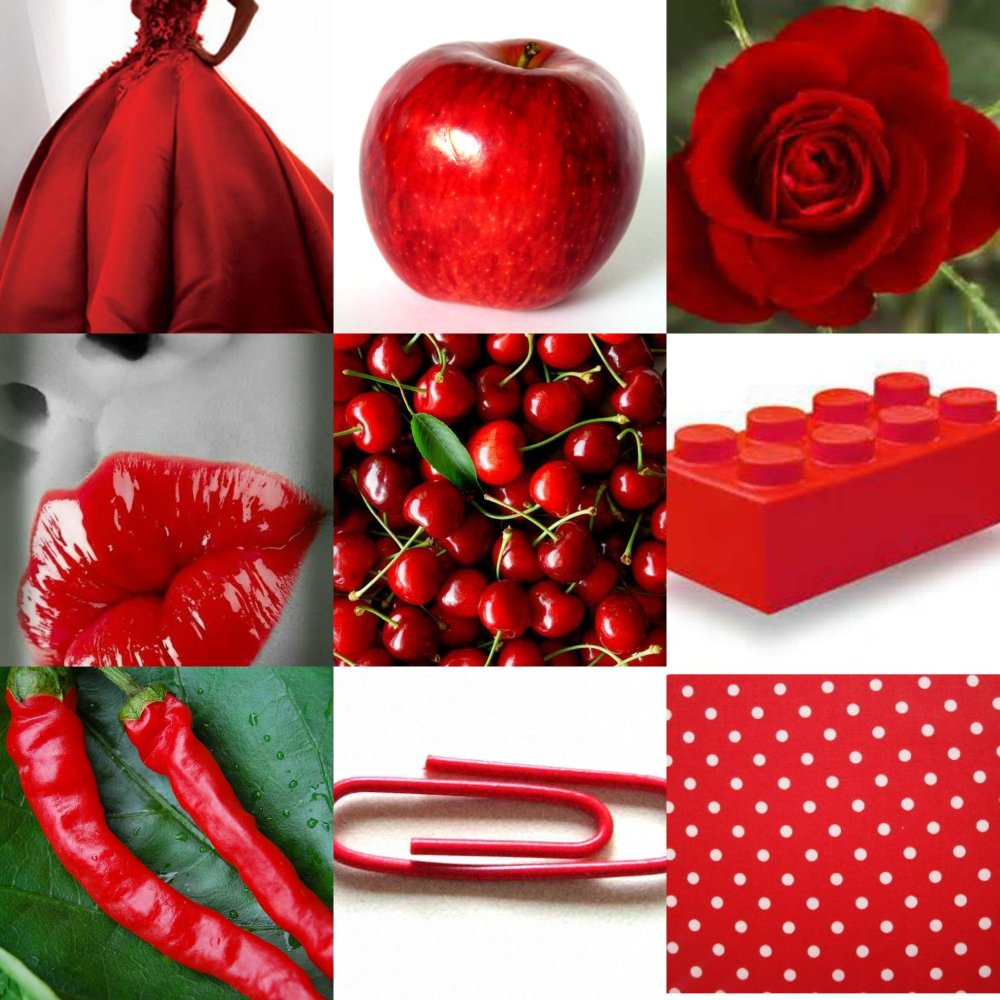 Вещи красного цвета