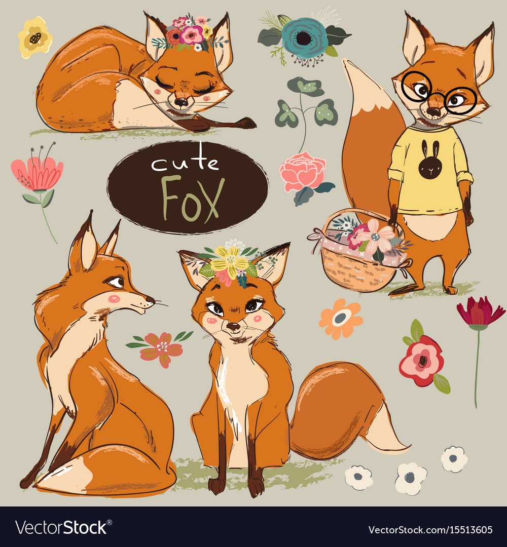 Елена Баренбаум иллюстрации лисички