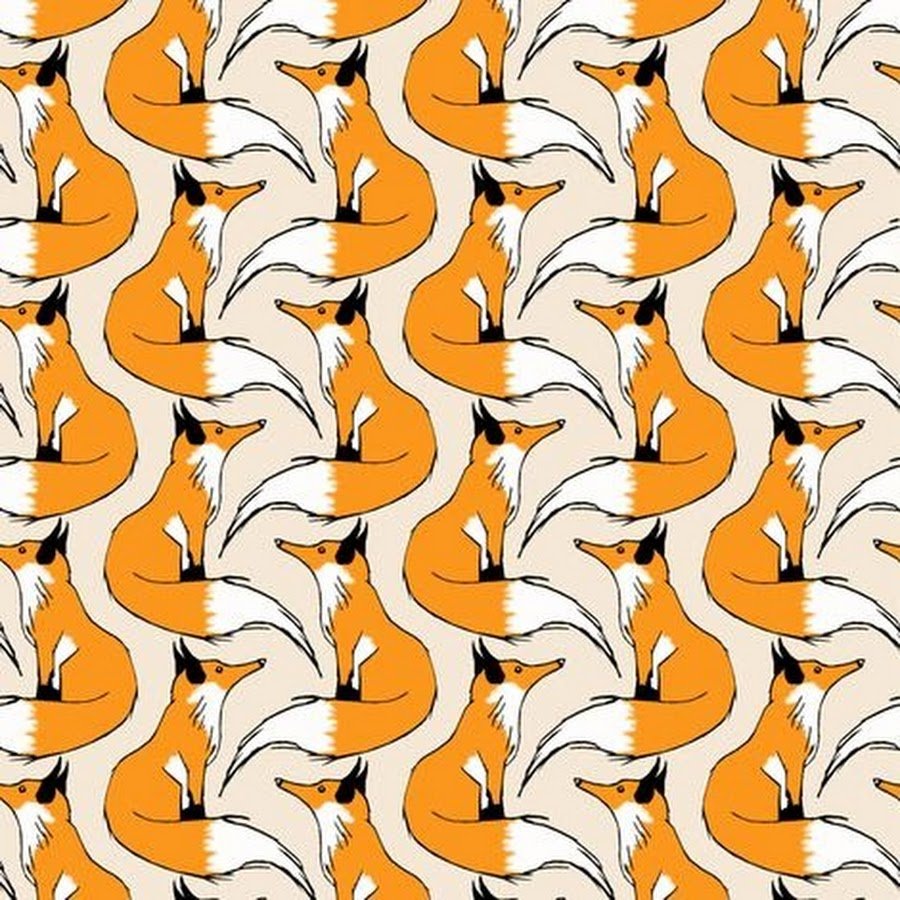 Орнамент с лисами