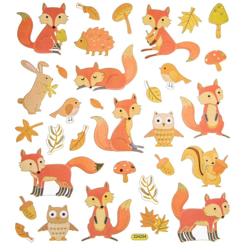 Наклейка - Лисичка