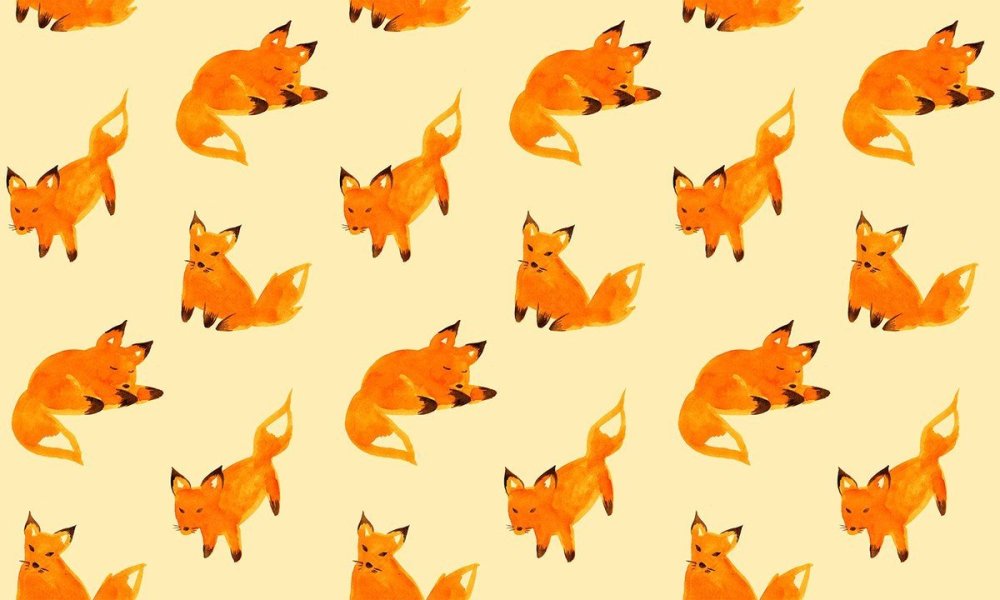 Баннер с лисами