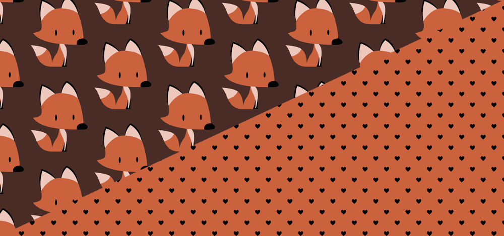 Принт лисички