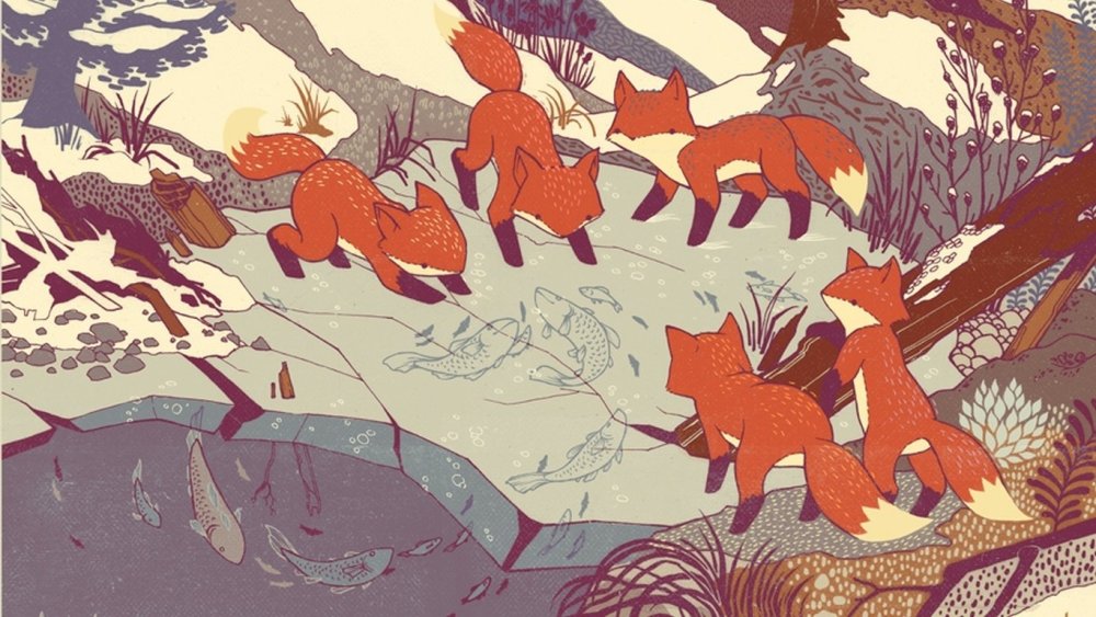 Арты с лисами на рабочий стол