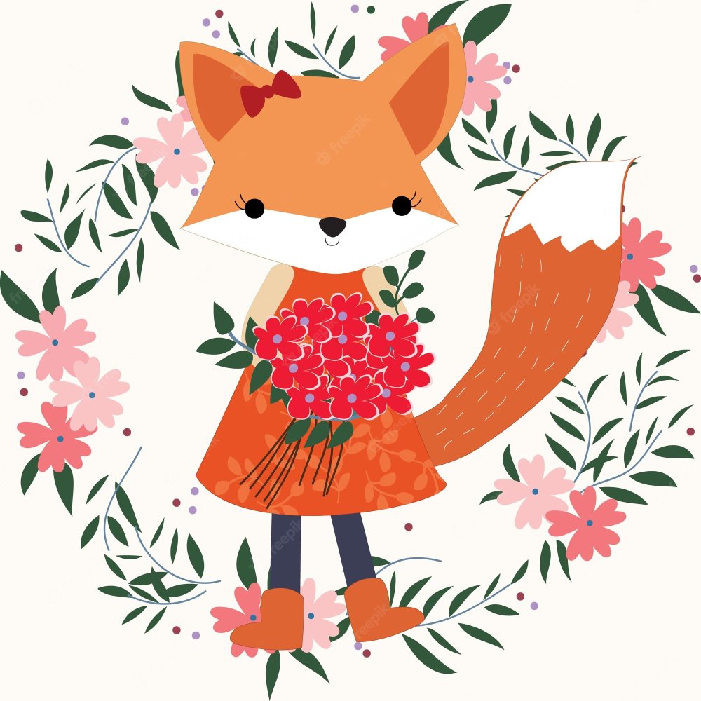 Лиса в платье