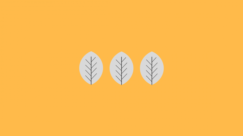 Минималистичные осенние обои