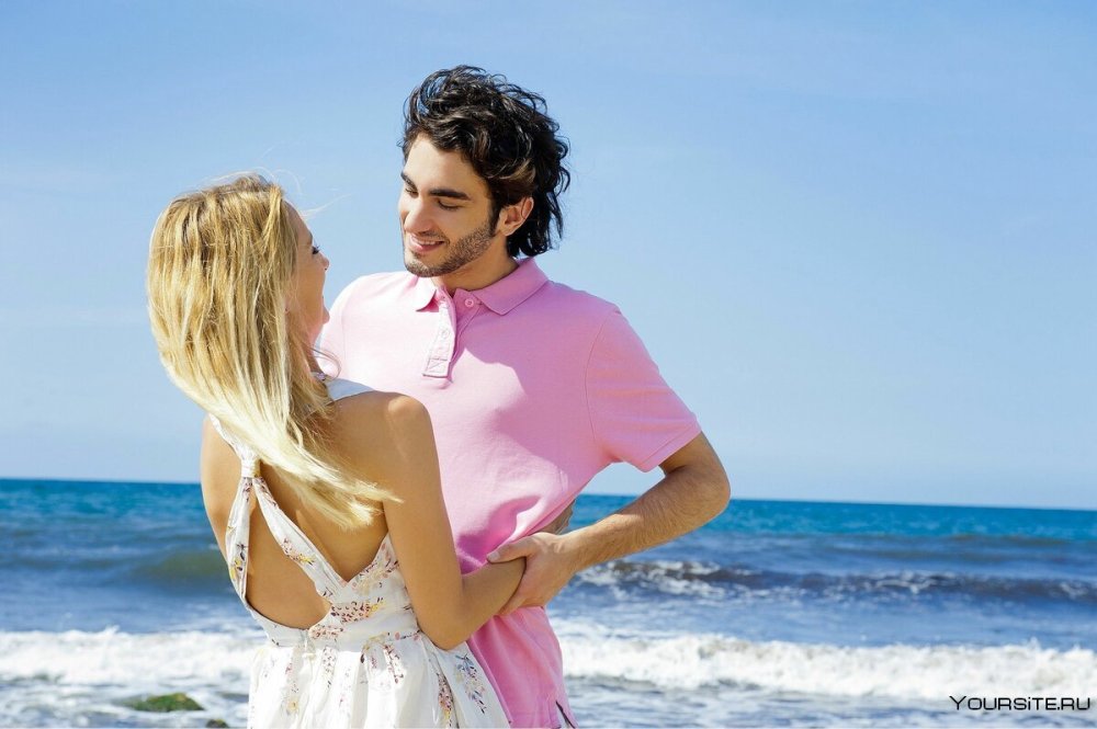 Пляж любовь