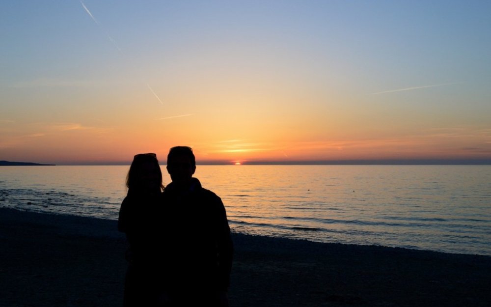 Пара на заливе