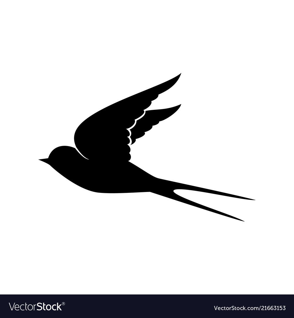 Черная Ласточка наклейка на авто