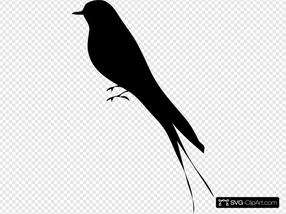 Ласточка силуэт