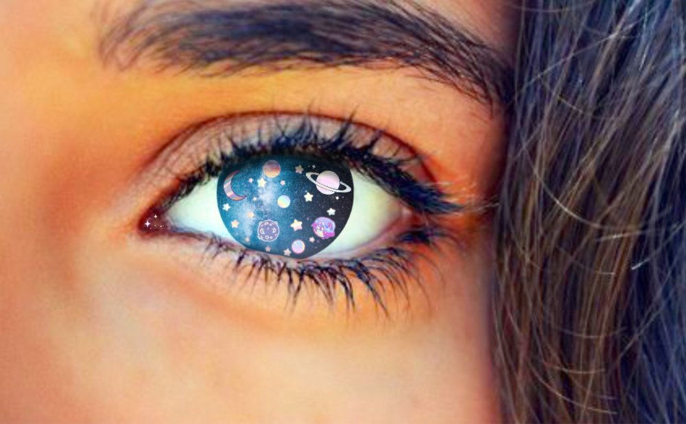 Карий и голубой цвет глаз