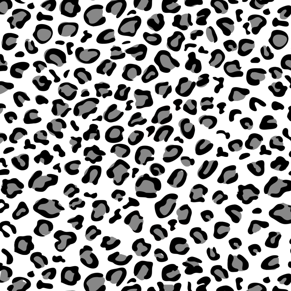 Леопардовый принт на белом фоне