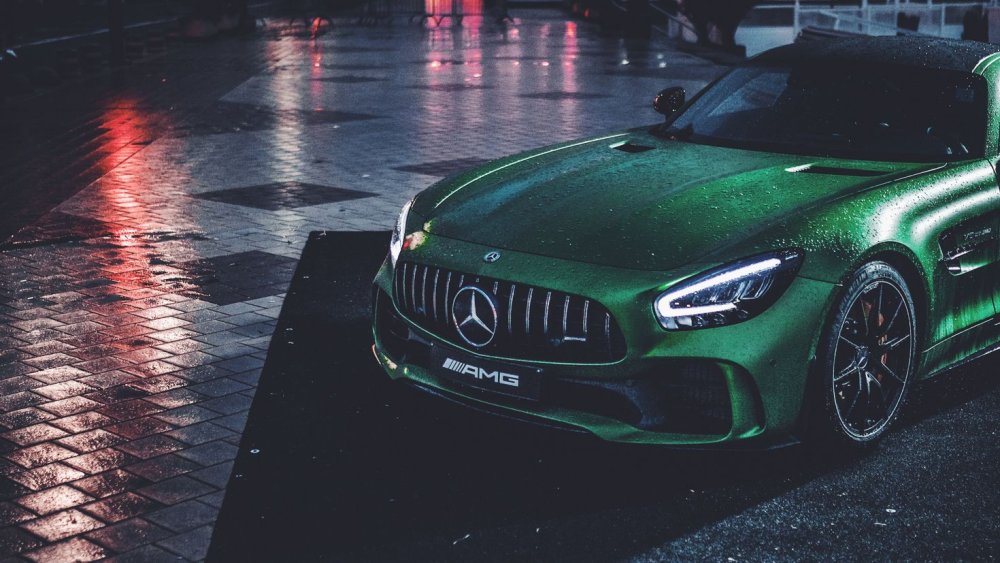 Мерседес Бенц логотип черный