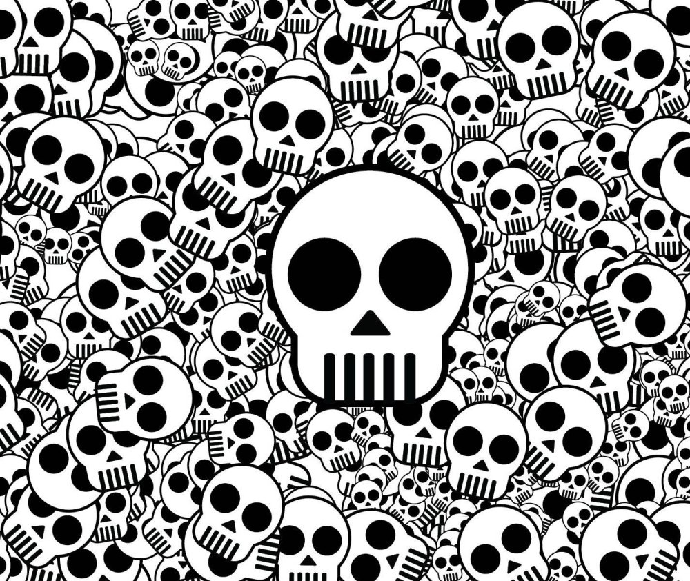 Принты с черепами