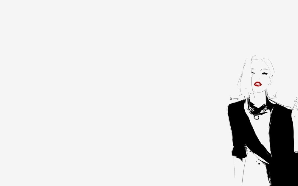 Темные минималистичные обои