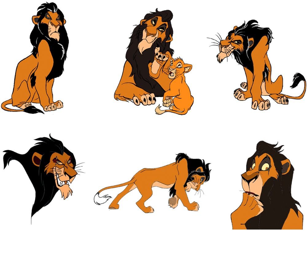 Король Лев шрам Лев