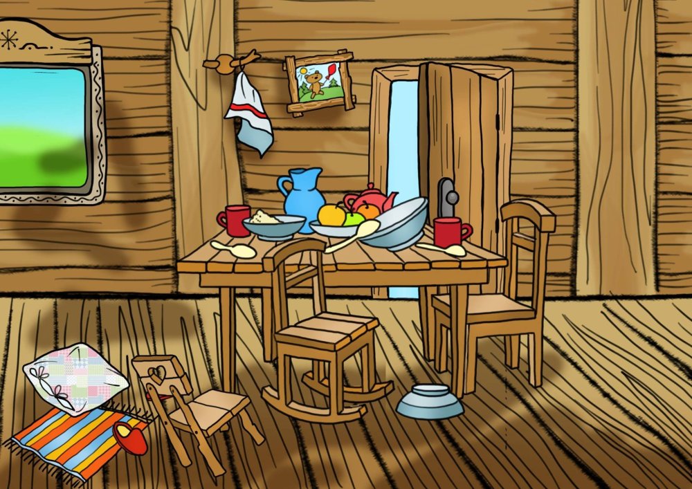 Комната в избушке