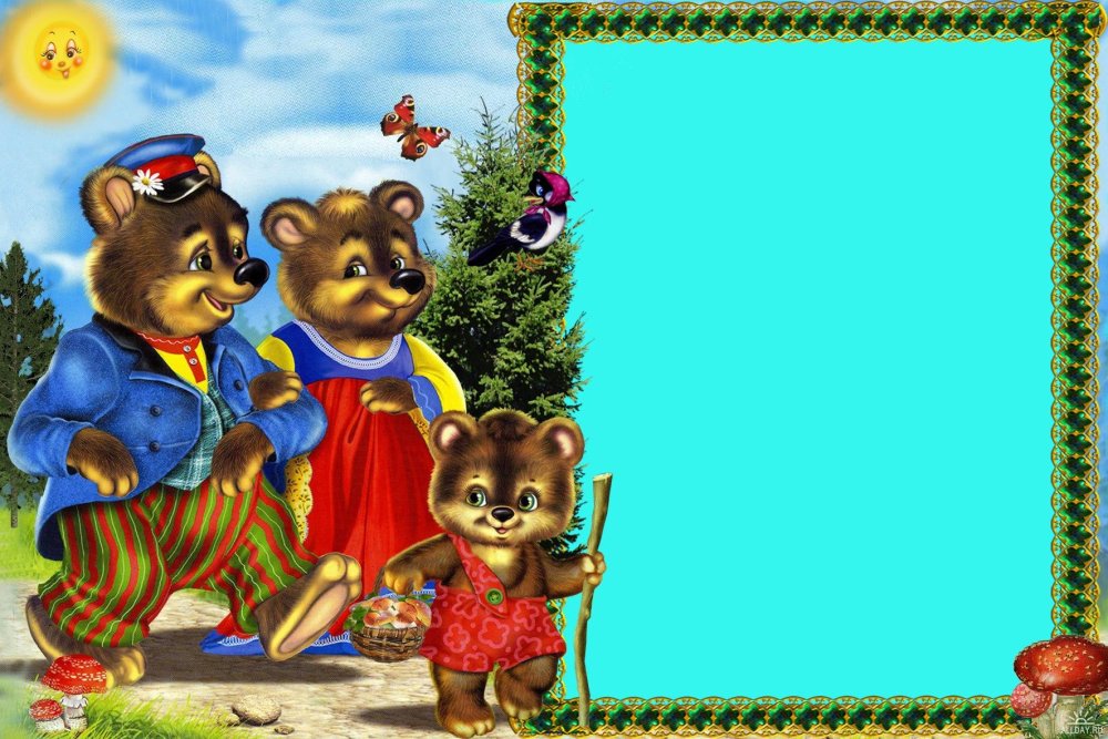 Пазл "Маша и три медведя"