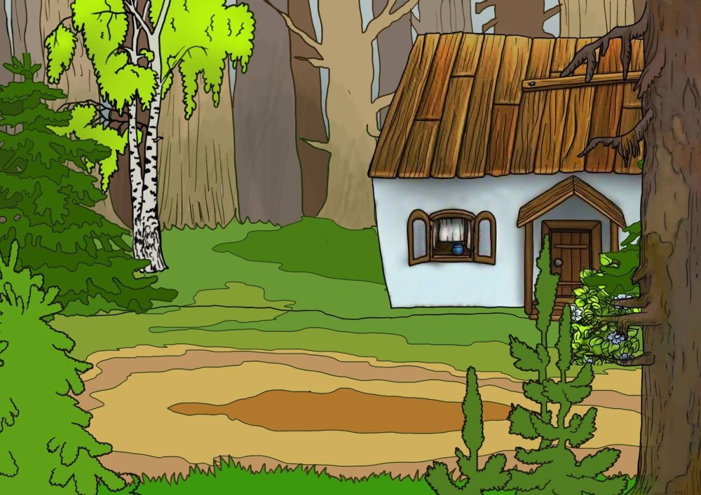 Герои сказки Маша и три медведя