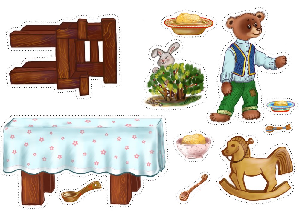 Три медведя русская народная сказка