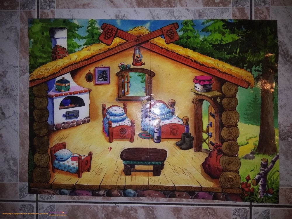 Goldilocks three Bears листочек