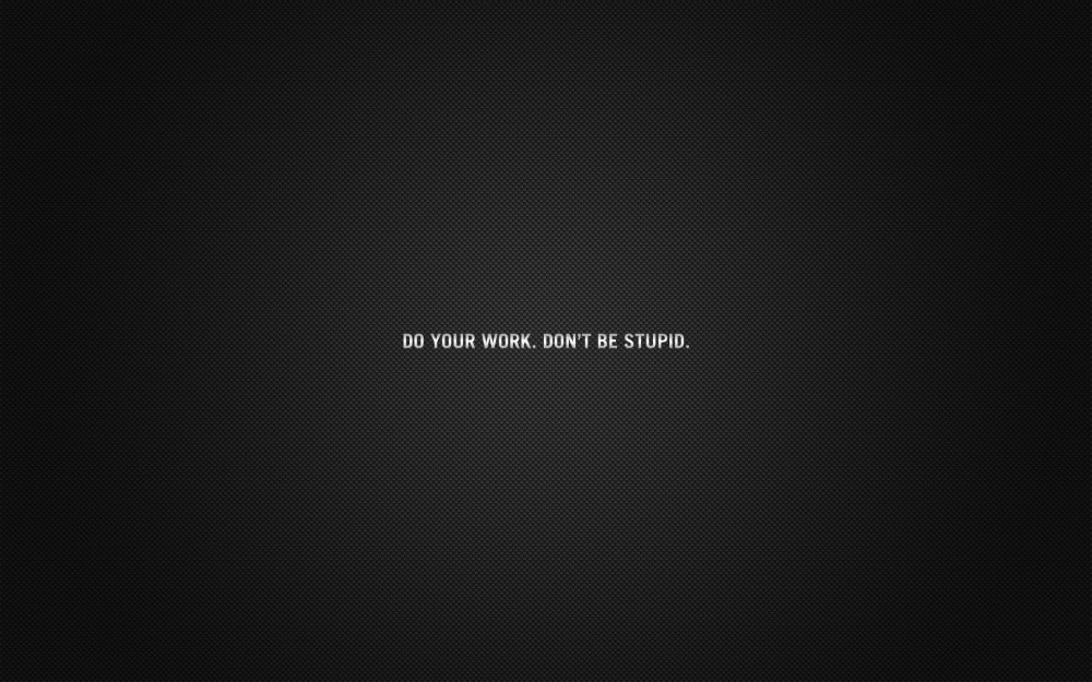 Минимализм надпись