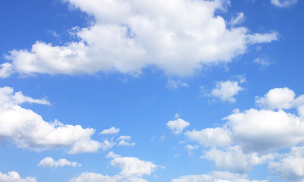 Фон для презентации небо с облаками