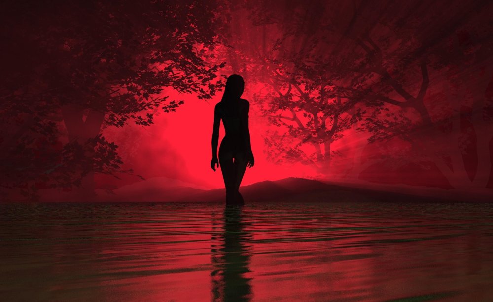 Тень девушки