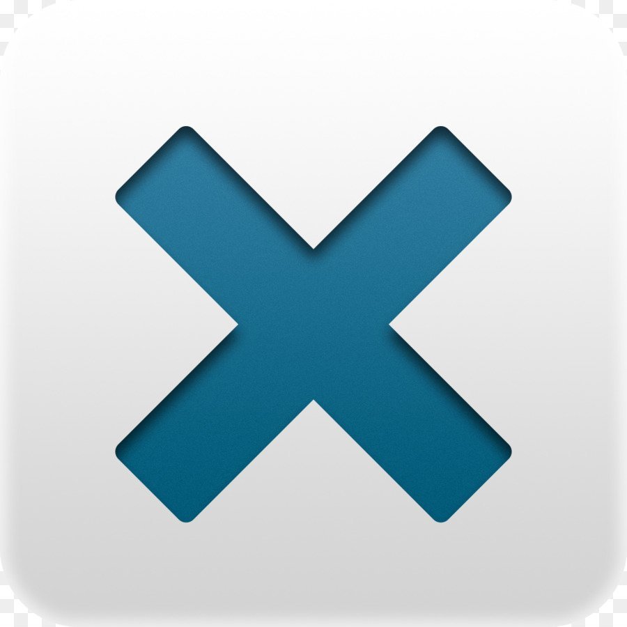 Крестик на голубом фоне