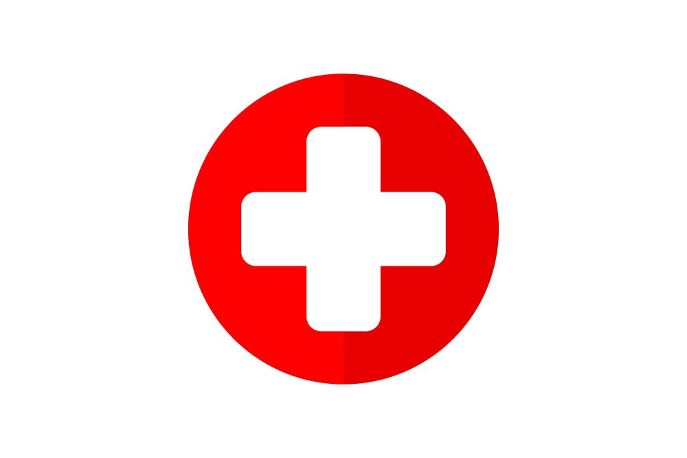 Белый крест в Красном круге