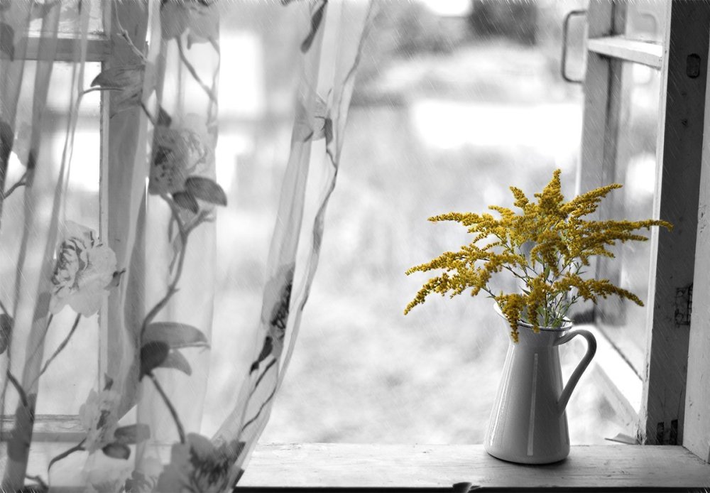 Окно осень фотохудожник