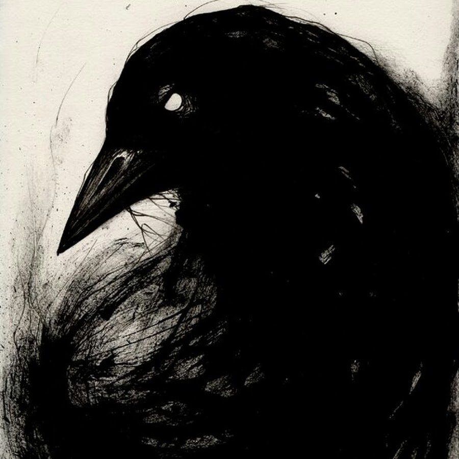 Обои с вороном