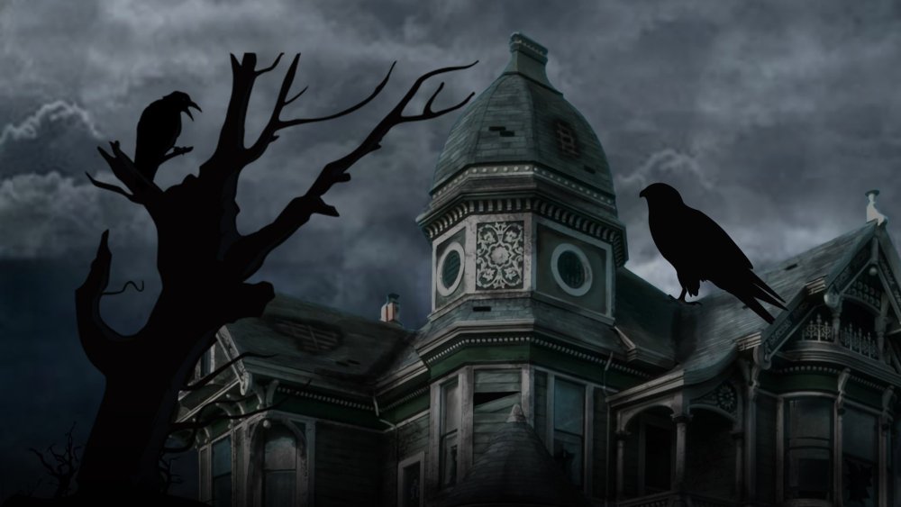 Ворон на Красном фоне