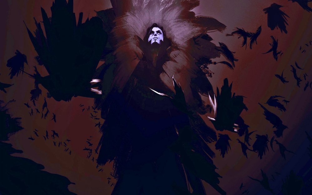 Страшный ворон