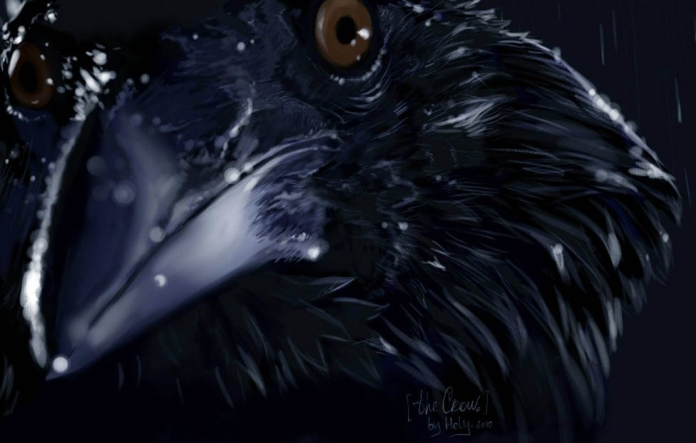 Красный ворон