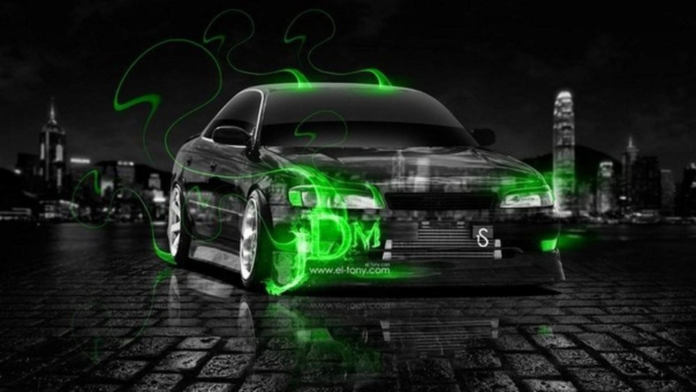 Toyota Mark 2 90 дрифт арт