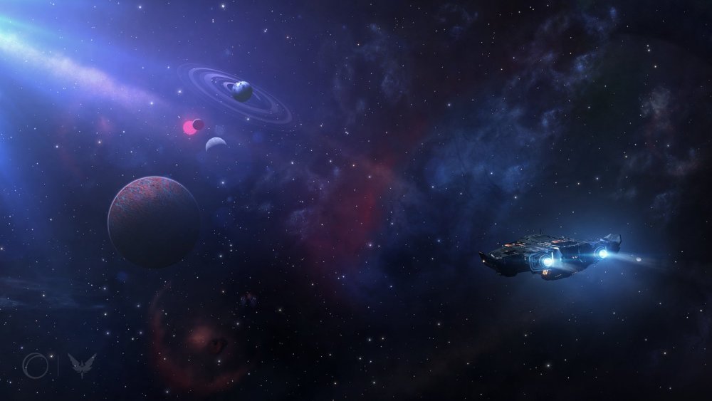 Фон космический корабль