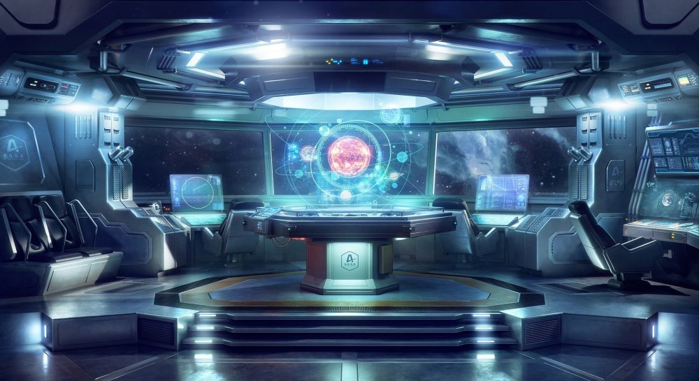 Космический корабль внутри