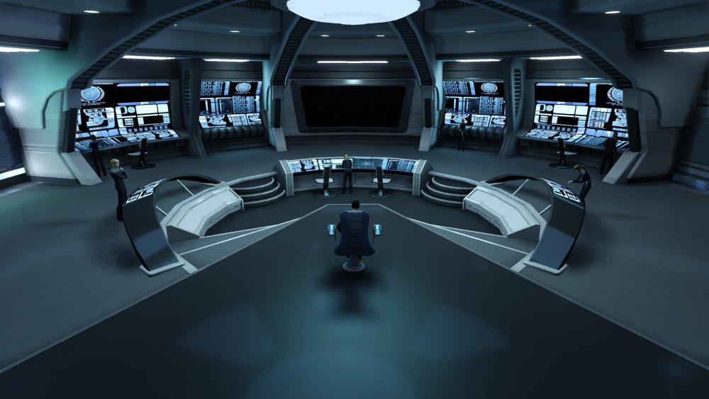 Капитанский мостик космического корабля
