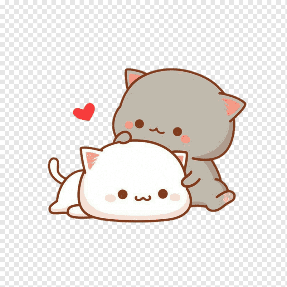 Розовые обои с котиками