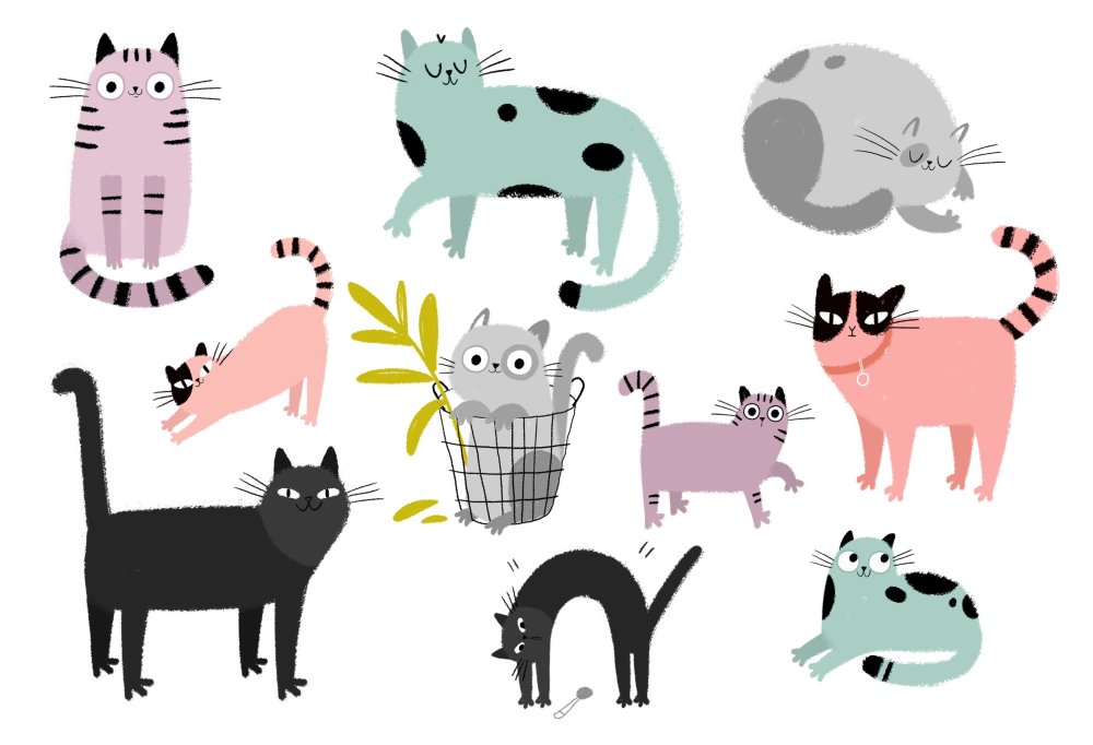 Красивые обои с котенком парные