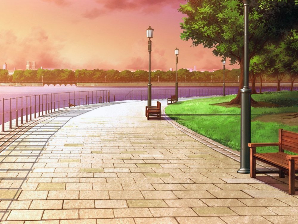 Аниме улицы города