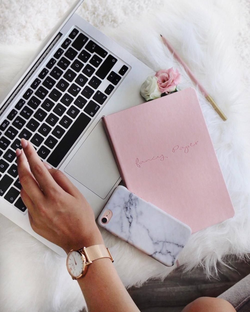 Фотофон нежно розовый