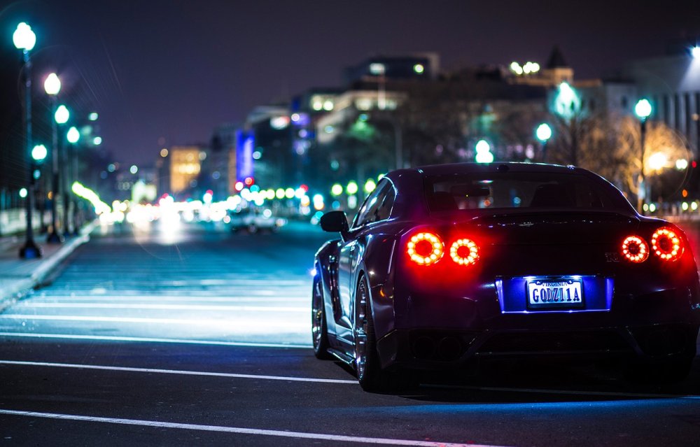 Nissan GTR r35 неон